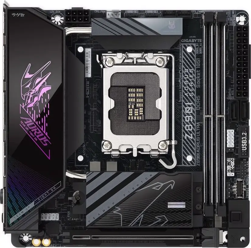 Montaje Placas Base Gigabyte Z890I AORUS ULTRA Gaming PC Club de Campo Montaje Placa Base Gigabyte Z890I AORUS ULTRA Gaming PC Club de Campo